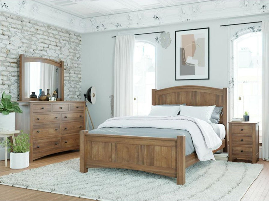 Fullerton bed, dresser and nightstand in a room setting.