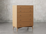 Bellevue chest 45 degree view in sealy stain.