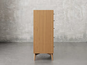 Bellevue chest side view in sealy stain.