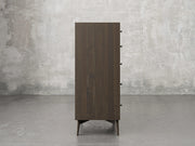 Bellevue chest side view in shadow stain.