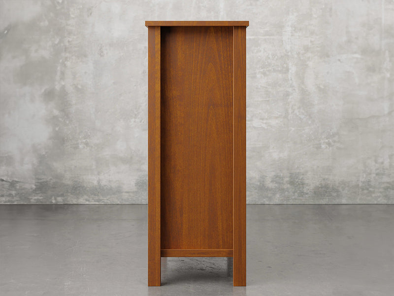 Lansing chest side view in Michael's cherry stain.