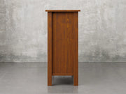 Lansing dresser side view in Michael's cherry stain.