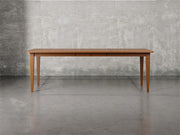 Raleigh shaker leg dining table with leaf in Michael's cherry stain.