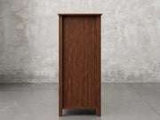 Rochester chest side view in asbury stain.