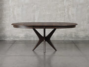 Stamford dining table with leaf in briar stain.